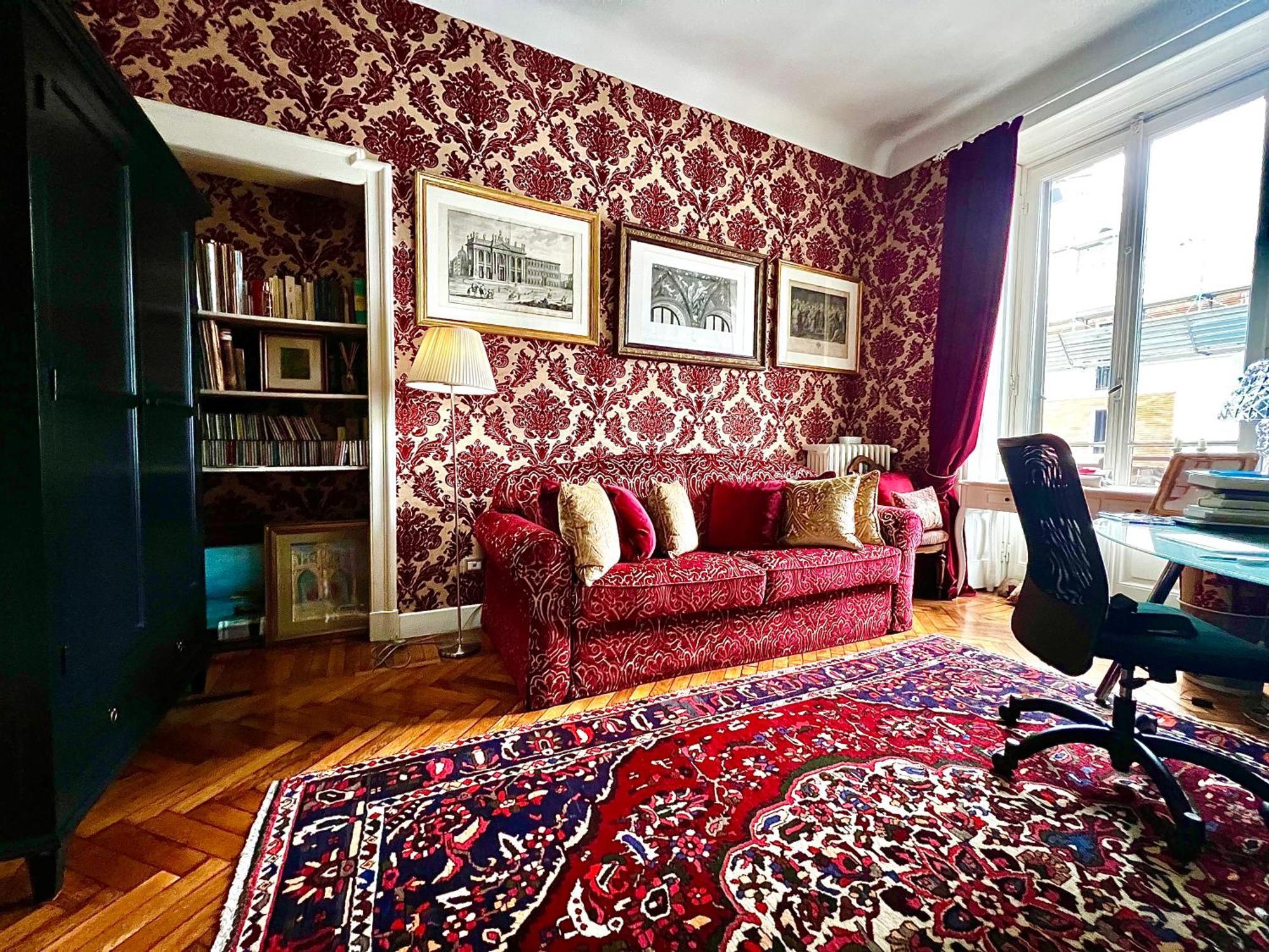 Luxury Room In Central Art Nouveau Building Next To Metro Station Milão Exterior foto